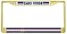 Cabo Cape Verde Flag Gold Tone Metal License Plate Frame Holder