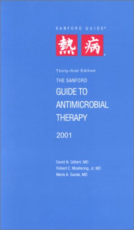 City Travel Guides Discounted  Books : Sanford Guide to Antimicrobial Therapy 2001 (Larger Edition, Spiral)