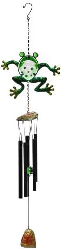 Russco lll WC125293 Dancing Glass Frog Wind Chime by Russco lll, Incorporated