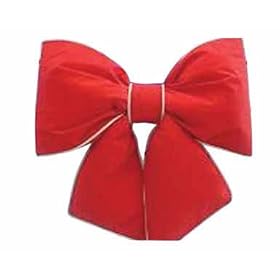 IMPACT INNOVATION IMPORTS-V 7702 LARGE RED PUFFY BOW 24 X 20 (PACK OF 4)
