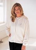 Ladies Cashmere Like Cardigan Sweater w/ Initial A