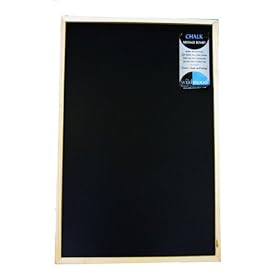 Small 40x60 cm blackboard with Pine bead frame.