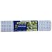Duck 1018195 Smooth Top Easy Non-Adhesive Shelf Liner, 10-Square Feet 12-Inch Wide, Circle Flower Blue