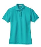Port Authority - Ladies Pique Knit Sport Shirt Turquoise-XXL