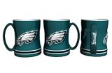 Philadelphia Eagles 15 Ounce Sculpted Logo Relief Coffee Mug