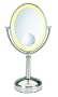 Infiniti by Conair BE86 Triple Mangnification Mirror with 9" Oval Frame, Satin Nickel Finish