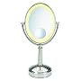 Infiniti by Conair Triple Mangnification Mirror with 9" Oval Frame, Polished Chrome