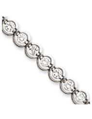 14k White Gold AA Diamond tennis bracelet