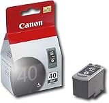 Canon PG40 Ink Tank Cartridges, 12 ML, Black