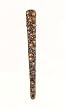 Hair Clip - H36 - Banana Style Encrusted in Swarovski (tm) Crystal Stones ~ Smoky Topaz (Brown) Mix