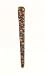 Apparel : Hair Clip Banana Style - Encrusted Brown Crystals - (36)