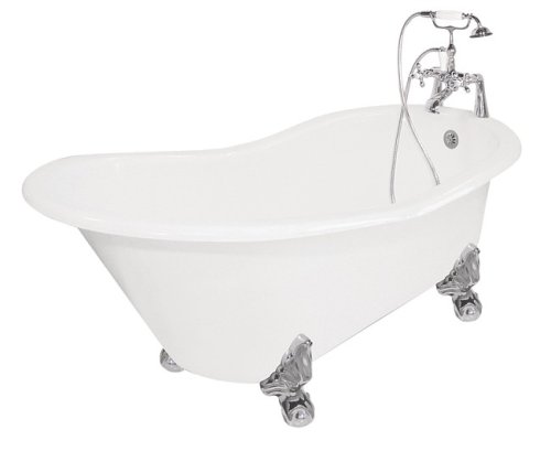 Buy Leg Tub by American Bath Factory - P1-WA-02 in Chrome (Wintess Showers, Plumbing, Bathtubs Showers & Saunas, Showers, Modules & Installation Kits)