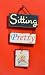 3 Part Rusted Tin Sign Sitting Pretty