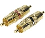 METRA Ltd GRCABM Metra: Rca Mal-mal Connector-gold Pr