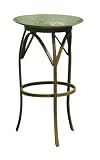 National Geographic by New Creative - Ceramic Birdbath with Yellow Warbler Decal