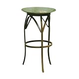 National Geographic by New Creative - Ceramic Birdbath with Yellow Warbler Decal by New Creative