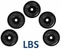 Kraiburg 230 lb Weight Set Olympic Rubber Bumper Plates for Crossfit Powerlifting