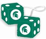 Michigan State Spartans Fuzzy Dice