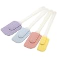 MIU 4-Piece Silicone Spatulas Set, Pastel Colors