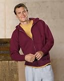Hanes 7.8 oz Men's COMFORTBLEND EcoSmart Full-Zip Fleece Hood
