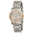 Bulova #96R47 Women's Two Tone Diamond Accented Chronograph Watch