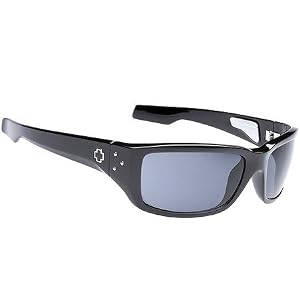 Spy Nolen Sunglasses - Spy Optic Steady Series Polarized Casual Eyewear - Color: Black/Grey, Size: One Size Fits All