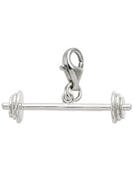 Rembrandt Charms Barbells Charm with Lobster Clasp