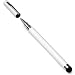 BoxWave Capacitive Styra - 2 in 1 pen and stylus for Apple iPad 3, new iPad (3rd Generation), iPad 2, iPhone 4, iPhone 4S, iPod Touch, Amazon Kindle Fire, Blackberry Torch, HTC EVO 4G, Flyer, Motorola Droid RAZR, Photon 4G, All Touch Screen Tablets (Winter White)