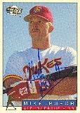 Mike Busch, Albuquerque Dukes - Dodgers Affiliate, 1994 Fleer Excel Autographed Card