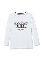Napapijri Camiseta Manga Larga  Blanco 4 años (104 cm)