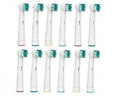 Produkt-Bild: 12 x Kompatiblen Aufsteckb&uuml;rsten, Ersatzb&uuml;rsten, Ersatz Zahnb&uuml;rsten f&uuml;r Braun Oral B EB17-4, (3 x 4PK), kompatibel mit Oral-B Vitality Precision Clean, wei&szlig; Clean, Sensitive Clean, Oral-B Professional Care 5000, 6000, 7000, 8000, Oral -B Triumph Professional Care 9000 Serie, Oral-B Advanced Power 400, 900, Oral-B Dual Clean