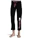 Hello Kitty Women's Hello Kitty Solid Pant, Black, Medium