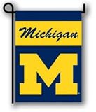 Michigan Wolverines Double Sided Garden Flags - Set of Two