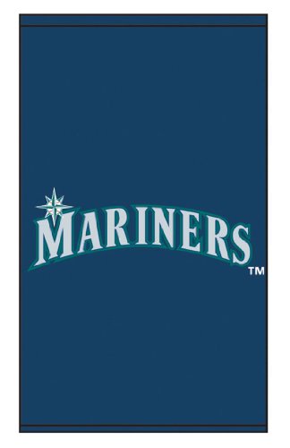 Roller Shades MLB Seattle Mariners Jersey Logo - Blue Background 0574_0007