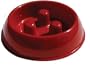 Brake-Fast Dog Food Slow Feed Bowl - Small Red
