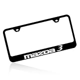 Mazda 3 Black Stainless Steel License Plate Frame by Mazda