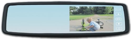 Intraphex TD43BT-GPK GM/Ford/Chrysler/Toyota Black Rear View Mirror with 4.3" Display Monitor and Bluetooth