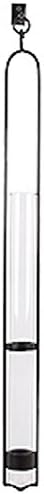 Couronne Metal Florence Hanger With Clear Glass Tube Vase 28"