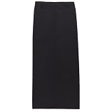 Junior Girls' Uniform Long Skirt - Black