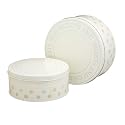 Kitchen Craft Classic Collection Polka Round Metal Cakes and Biscuits Tins, Set of 2