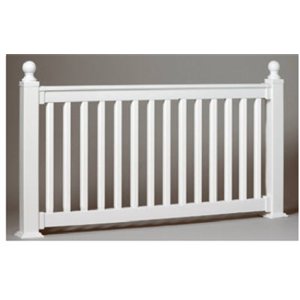 GENOVA PRODUCTS DW110 6'WHT SQ DLX Rail Cover