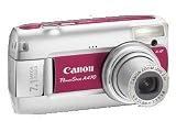 Canon PowerShot A470 Digitalkamera (7 Megapixel, 3-fach opt. Zoom, 2,5 Display) rot