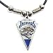 Jacksonville Jaguars Leather Necklace w/Beads & Pewter Pendant - NFL Football Fan Shop Sports Team Merchandise