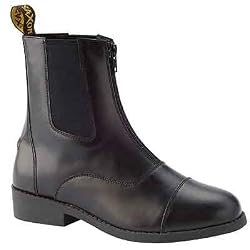Saxon Equileather Ladies Zip Up Paddock Boot