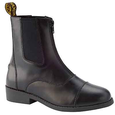 Saxon Equileather Ladies Zip Up Paddock Boot