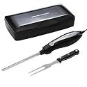 Hamilton Beach 74275 Chrome Classic Electric Knife with Case, Black