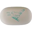 Bird Design Cavallini Pebble shaped novelty pencil eraser