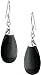 Sterling Silver Black Onyx Tear Drop Earrings title=