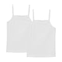 Big Girls' French Toast Camisole 2-pk. with Bow/Texture - White