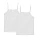 Big Girls' French Toast Camisole 2-pk. with Bow/Texture - White